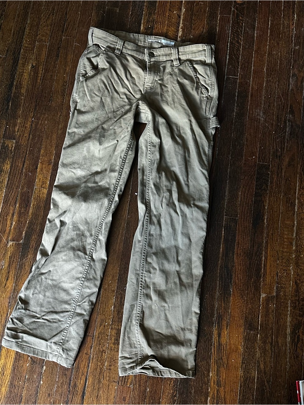 CARHARTT KHAKI CARPENTER PANTS